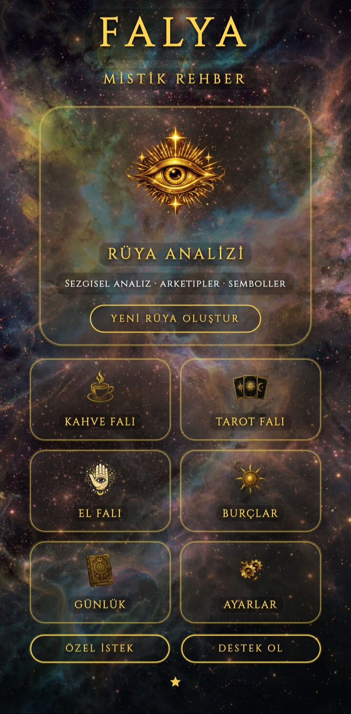 FALYA uygulama ana sayfa görseli